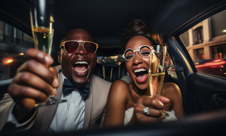 Chauffeur service for anniversary dinner in Longmont, CO